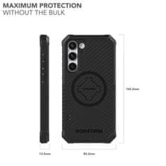 Rokform strapabíró burkolat Samsung Galaxy S23+ készülékhez, fekete