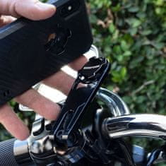 Rokform motorkerékpár kormányrúd, fekete, STANDARD Harley Davidson 1,65-1,45" csavarmenethez