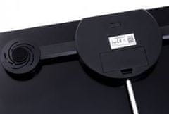 Esperanza FIT vezeték nélküli digitális fürdőszobai mérleg, 5-180kg, fekete