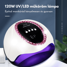 BLUEQUE BLUEQUE UV/LED műkörmös lámpa, 120W - F15 - Pink