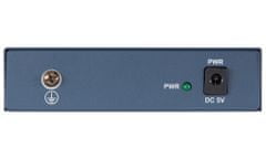 Hikvision switch DS-3E0505-E/ 5x port/ 10/100/1000 Mbps RJ45 portok/ 10 Gbps/ 5 VDC, 1 A tápegység
