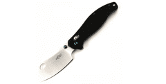 Ganzo F7551-BK Firebird zsebes kültéri kés 8,5 cm-es, kasza alakú penge, fekete, G10