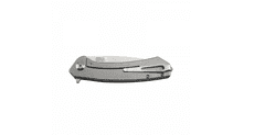 Ganzo Adimanti Skimen-BK kültéri zsebkés 8,5 cm, fekete, G10, acél, üvegtörő