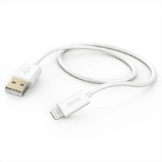 Hama MFi USB kábel Apple-hez, USB-A Lightning 1,5 m, fehér