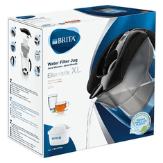 BRITA Elemaris XL BRH1039950 vízszűrő kancsó szett fekete (BRH1039950)