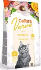 Calibra Cat Verve Grain Free Sterilizált csirke & pulyka 750 g