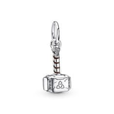 Pandora Kidolgozott ezüst medál Thor kalapácsa Marvel 790483C01