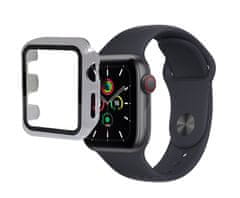 KOMA Védőborítás edzett üveggel Apple Watch 38 mm-es (Series 1,2,3) órához, átlátszó