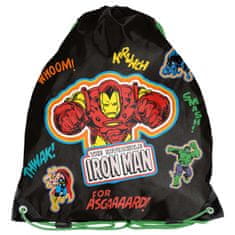 Paso Iskolai készlet Tripla kamrás hátizsák + cipőtartó Iron Man