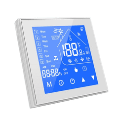SmartWise WiFi-s okos termosztát, kompatibilis 'B' típus fehér (SMW-TER-BW) (SMW-TER-BW)