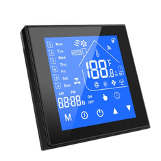 SmartWise kompatibilis 'B' típus (16A) WiFi-s okos termosztát fekete (SMW-TER-B) (SMW-TER-B)