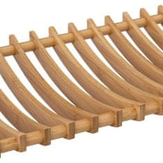 Northix Lemeztartó - bambusz - 2 szintes 