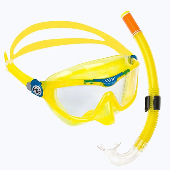 AQUALUNG Gyermek szemüveg és snorkel szett COMBO MIX REEF DX