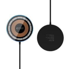Tech-protect A30 MagSafe vezeték nélküli töltő 15W, fekete