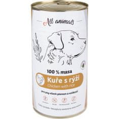 All Animals konz. kutyáknak csirkehús ml.rizzsel 1200g