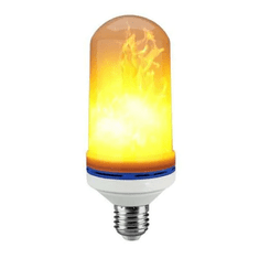 X TECH Lángokat imitáló LED izzó, E27 foglalattal