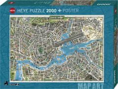 Heye Puzzle Map Art: City of Pop 2000 darab