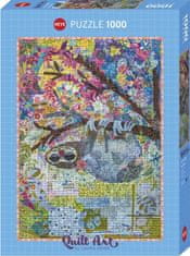 Heye Puzzle Quilt Art: Hímzett lajhár 1000 darab