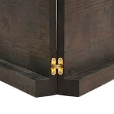Greatstore sötétszürke kezelt tömör tölgyfa asztallap 220x40x6 cm