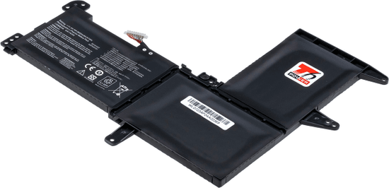 T6 power Akkumulátor Asus VivoBook 15 X510UN készülékhez, Li-Poly, 11,4 V, 3600 mAh (41 Wh), fekete