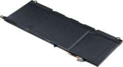 T6 power Akkumulátor Dell XPS 13 9360 készülékhez, Li-Poly, 7,6 V, 7850 mAh (60 Wh), fekete