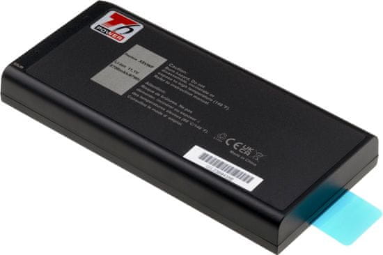 T6 power Akkumulátor Dell laptophoz, cikkszám: CJ2K1, Li-Ion, 11,1 V, 8700 mAh (97 Wh), fekete