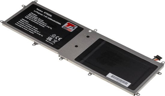 T6 power Akkumulátor Hewlett Packard laptophoz, cikkszám: 753704-005, Li-Poly, 7,4 V, 3380 mAh (25 Wh), fekete
