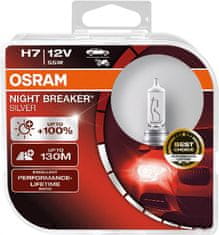 Osram H7 Night Breaker ezüst +100% BOX 2db