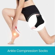 Kompressziós zokni, M-es méretű sport zokni kompressziós funkcióval, fájdalomcsillapítós visszér zokni | OPEDIA