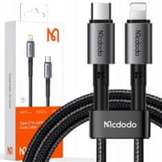 Mcdodo Kábel iPhone-hoz, USB-C, Prisma, erős, gyors, 36w 1.2m, McDodo CA-2850