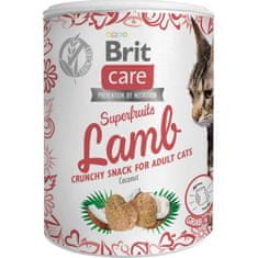 Brit Care Cat Snack Superfruits bárány 100 g
