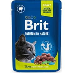 Brit prémium Cat kapszula. Bárány sterilizált 100 g