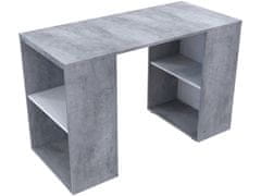 nabbi Asztal Tehetség T4 - beton / fehér