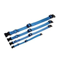 COBBYS PET Állítható textil kutya nyakörv 40-55cm/25mm kék