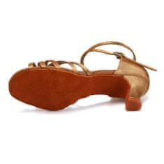 Burtan Dance Shoes Latino tánccipő Havana, világos bézs 5 cm, 37