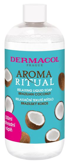 Dermacol Aroma Replacement utántöltő folyékony szappan brazil kókusz, 500 ml