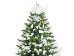 LAALU.cz Díszített mesterséges karácsonyfa 222 díszítéssel POLAR GOLD II 500 cm-es fa állvánnyal és karácsonyi díszekkel