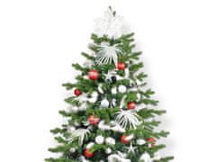 LAALU.cz Díszített mesterséges karácsonyfa 222 díszítéssel POLAR RED II 500 cm-es fa állvánnyal és karácsonyi díszekkel