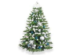 LAALU.cz Díszített mesterséges karácsonyfa 215 díszítéssel POLAR BLUE II 500 cm-es fa állvánnyal és karácsonyi díszekkel