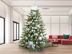 LAALU.cz Díszített mesterséges karácsonyfa 222 díszítéssel POLAR RED II 500 cm-es fa állvánnyal és karácsonyi díszekkel