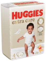 Huggies HUGGIES Extra Care 4 eldobható pelenkák (8-14 kg) 33 db