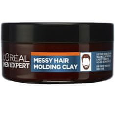 Loreal Paris Hajformázó agyag Men Expert (Messy Hair Molding Clay) 75 ml
