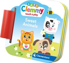 Clementoni Soft Clemmy játékkészlet az Aranyos állatok című könyvvel