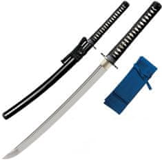 Cold Steel 88BWWK Wakizashi Long Handle japán kard 53,3 cm, fa/bőr/selyem, fa tok