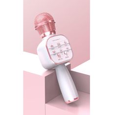 Northix Vezeték nélküli mikrofon, rózsaszín 