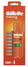 Gillette Fusion5 Borotvafej 8 Db + Fusion5 Ultra Sensitive 200 ml