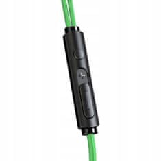 Mcdodo Mcdodo fejhallgató mikrofonnal, Gaming Mini Jack, zöld HP-1331