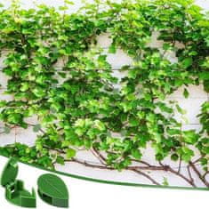 HOME & MARKER® Öntapadós növénycsipesz, levél formájú fali akasztó kúszónövények és dísznövények számára | LEAFCLIP
