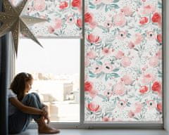 COLORAY.HU Sötétítő roló ablakra Rózsaszín Redőny fényerő 110x180 cm