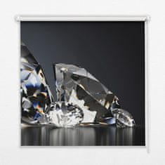 COLORAY.HU Ablak árnyékoló Gyémántok Sötétítő redőny (gumi bevonattal) 140x140 cm